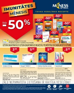 MĒNESS APTIEKA akcijas buklets 01.10.2026 - 31.10.2026