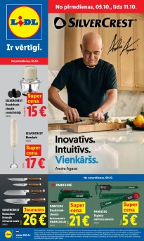 LIDL Nepārtikas preču piedāvājums spēkā 05.10.2026 līdz 11.10.2026