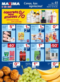 MAXIMA akciju buklets Nr.41 06.10.2026 - 12.10.2026